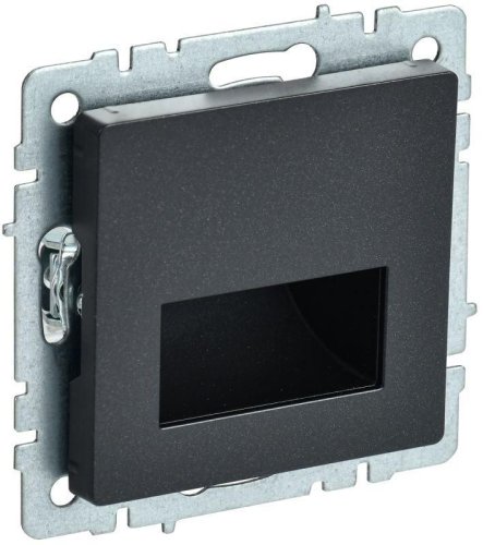 Встраиваемая LED подсветка без рамки IEK Brite ПЛ20-БрЧ 1Вт 4000К черный картинка